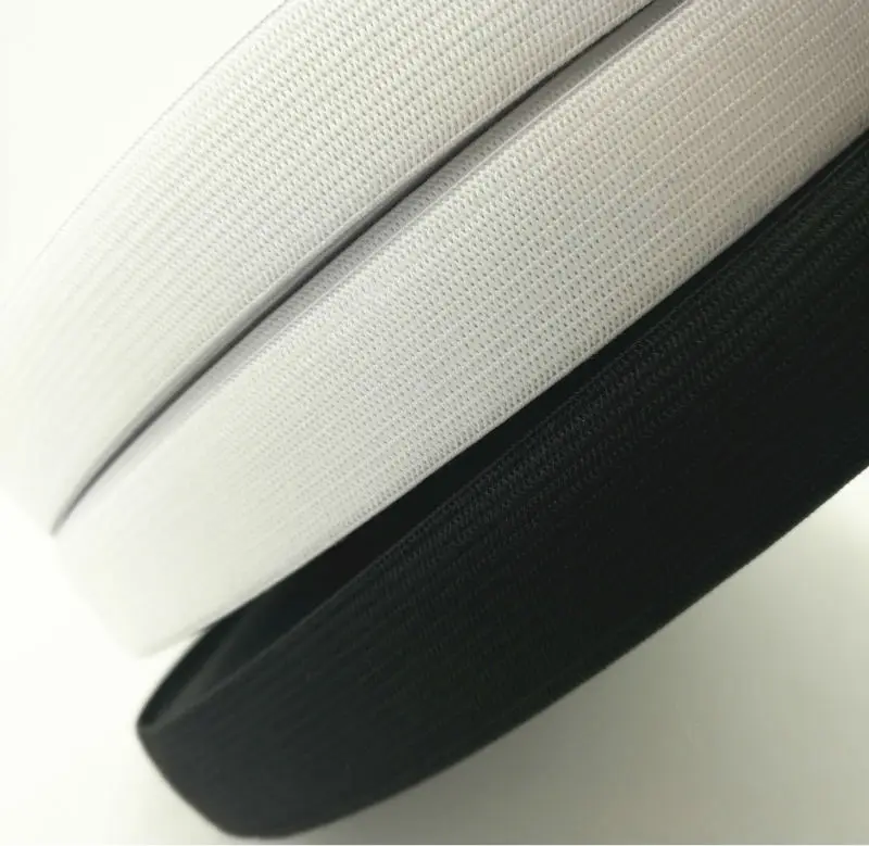 1''(25mm) 10meters Braided Elastic Cord.Elastic bands tape for sewing