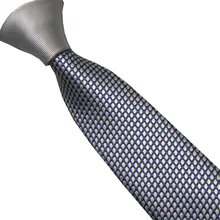 LAMMULIN мужские галстуки для костюма Серебряный Узел контрастный серебряный с синими клетками тканый полосатый шейный платок из микрофибры простой обтягивающий галстук 6 см