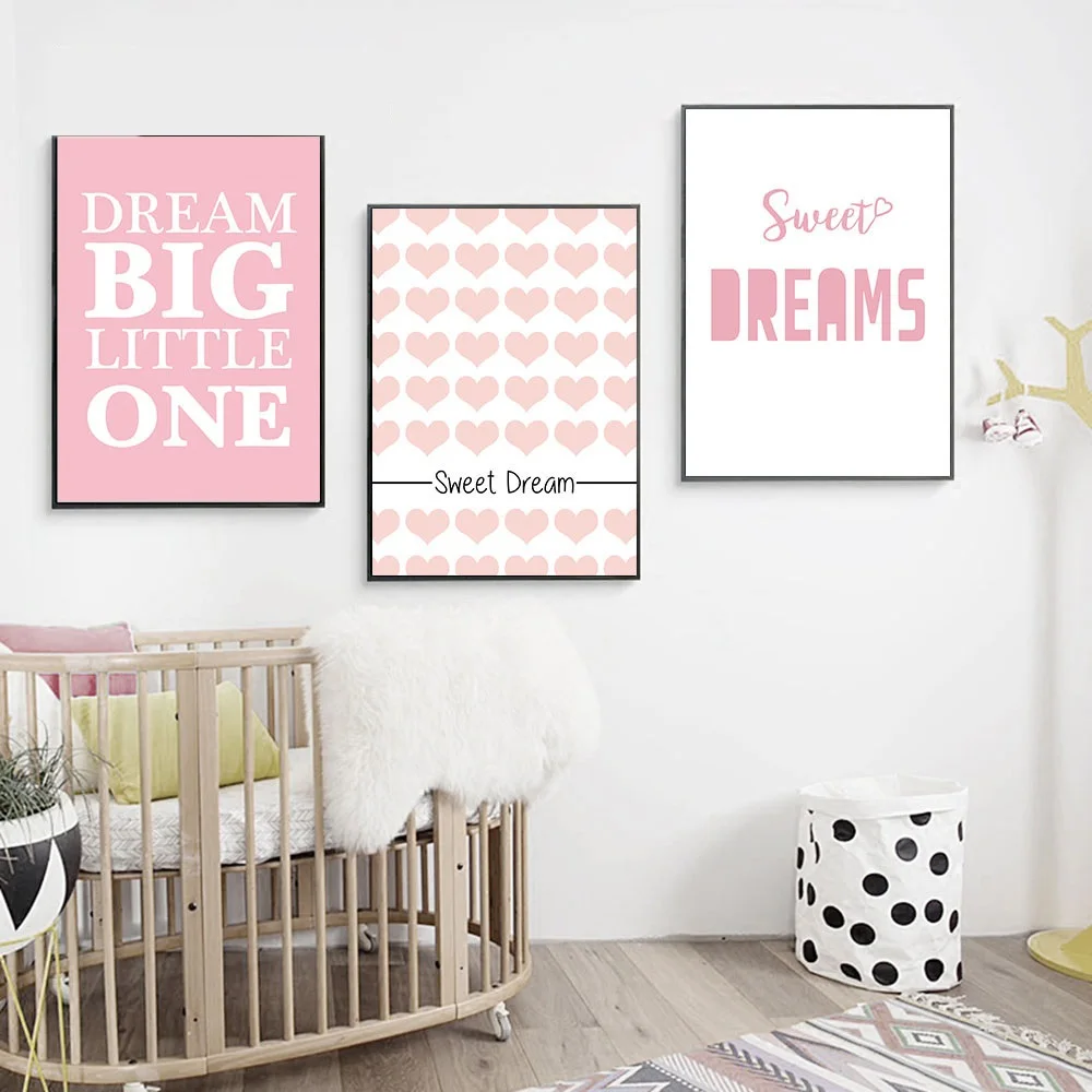 Dream-Big-Motivational-Wall-Art-Cavnas-Posters-Prints-Elephant-Cartoon-Painting-Nurery-Picture-Kawaii-Baby-Kids(2)