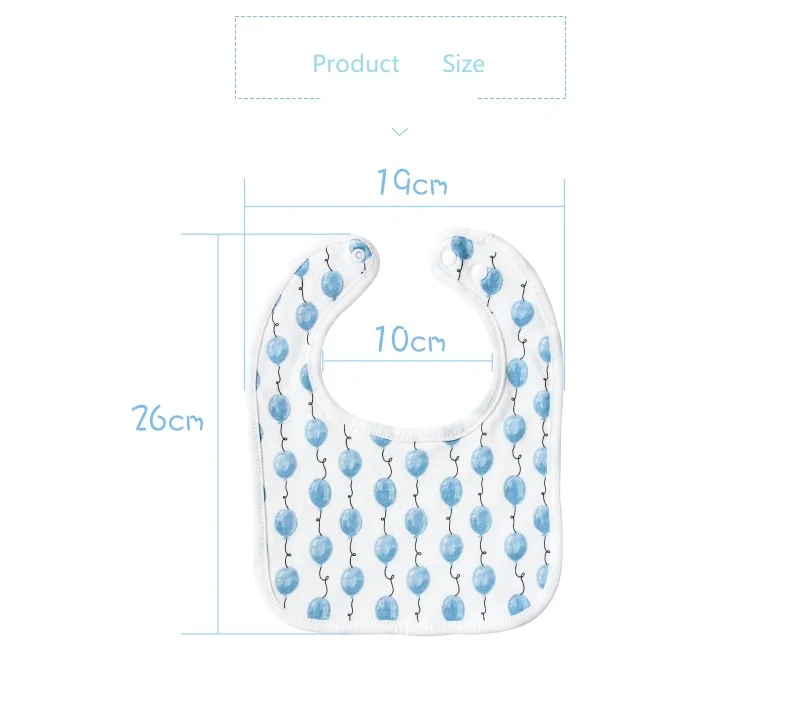 Cotton Baby Bibs Infant Soft Saliva Towels Newborn Wear Burp Cloths Kids Feeding Apron Accessories Toddler Bandana Bebes Babador