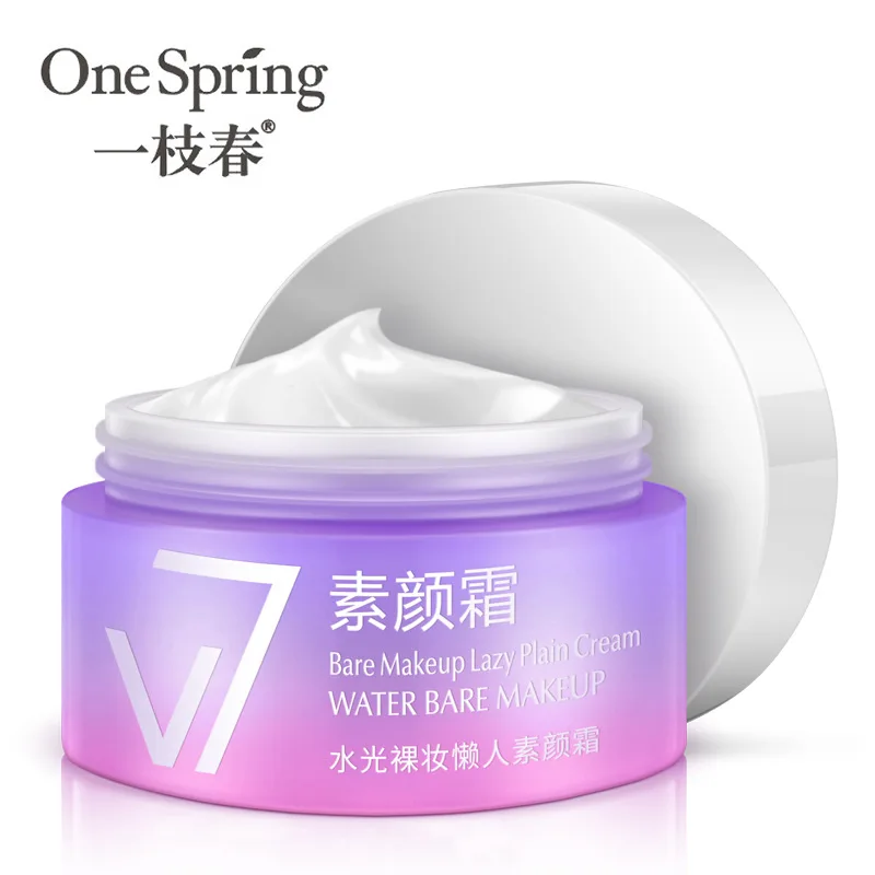 

OneSpring Lazy Nude Make-Up Facial Cream Whitening Cream Moisturizing Oil Control Concealer Invisible pores smooth Skin Beauty