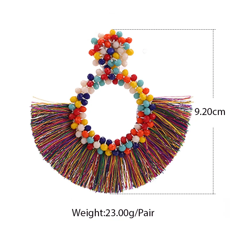 Tassel Earrings For Women big earrings women oorbellen big earrings tassel earrings fashion Jewelry aretes jewelry size