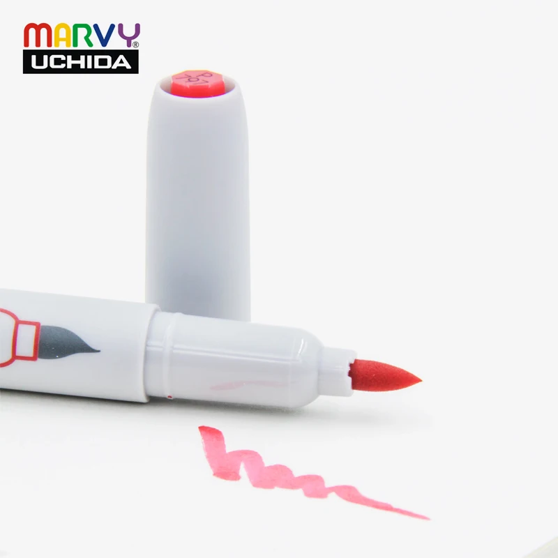 Набор профессиональных маркеров Marvy 3000 с мягкой головкой и кисточкой маркеры