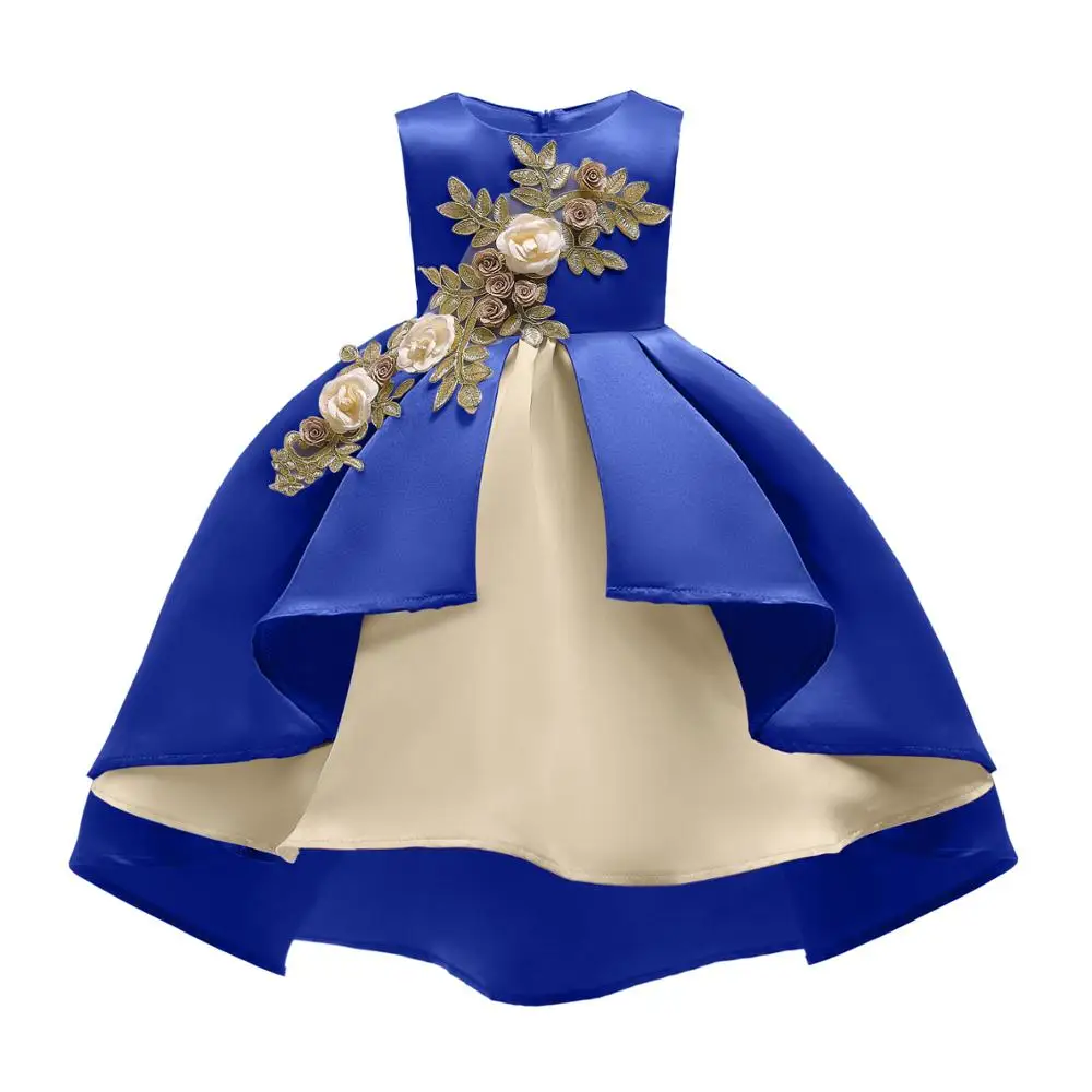 

new girls dress tutu dress girl dress sleeveless Wedding presiding dress girl wedding Birthday party Stage performance
