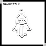 Wonlee winle DIY полный полированной 316l Нержавеющая сталь подвески-шармы, кролики для браслет Цепочки и ожерелья ювелирных изделий