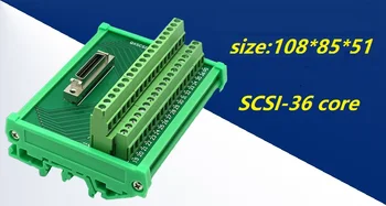 

Terminal board SCSI 50 core switchboard relay terminal console terminal module servo controller splitter