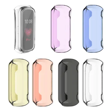 

New Smart Watch Silicone Case Cover Clear Soft TPU Protector Case for Samsung Galaxy Fit-e R375 Smart Bracelet Protective Shell
