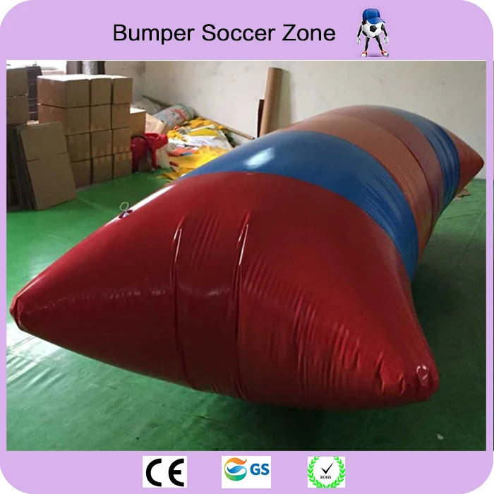 Free Shipping 6 2m 0 9mm PVC Water Catapult Blob Inflatable Blob Jumping Water Blob Jump