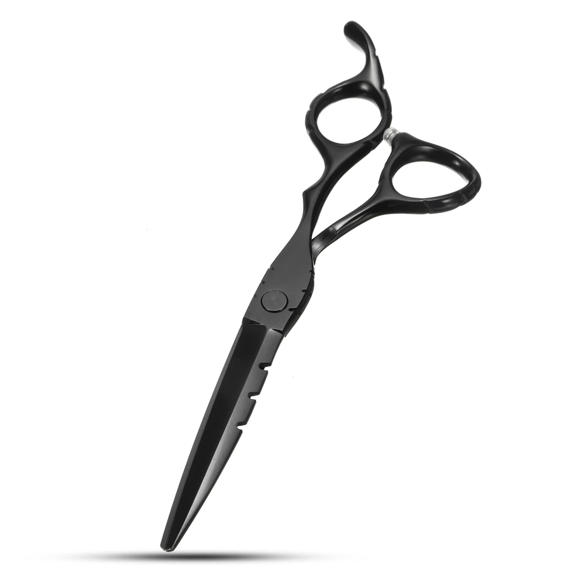 Black Hairdressing Straight Thinning Styling Scissors ...