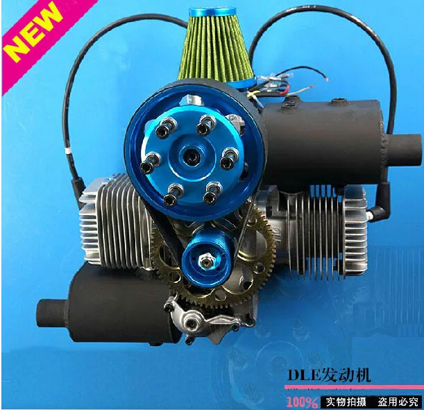 Новое поступление бензиновый двигатель DLE200 DLE 200CC для парамотора (стандартная