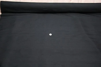 

black silk crepe DE chine cotton and linen fabrics print fabric for skirt dress 50*110cm