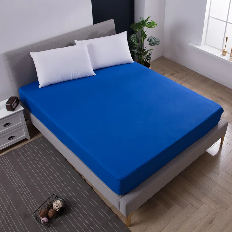 Smooth Mattress Cover Anti Mites Mattress Pad Bed Cover Bed Sheet Bed Bug Proof Mattress Topper 25c