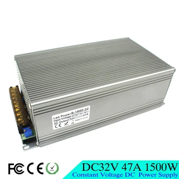 

Universal DC32V 47A 1500W Power Supply Switch Transformer 110V 220V AC to DC 32V USP for Light CNC CCTV Motor Stepper Machinery