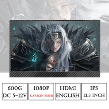 13,3 дюймов 1080 HDMI дисплейный порт MiniDP типа «ips HDR игры портативный монитор для Ps4 Xbox NS switch портативных ПК второй Экран с Динамик настенный кронштейн для телевизора