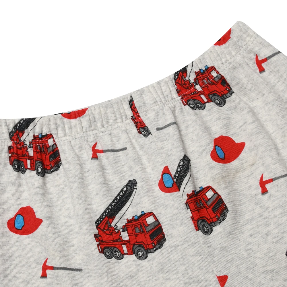 pajama sets affordable	 Summer Boys Fire Truck Pajamas Children Excavator Print Pajama Kids Cotton Sleepwear Baby Nightwear Pijama Unicornio Infant Pjs baby nightgowns	