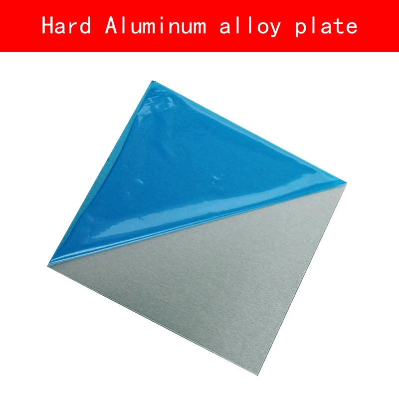 1PCS Surface drawing hard Aluminum alloy plate 1*100*100mm for diy lab industrial | Обустройство дома