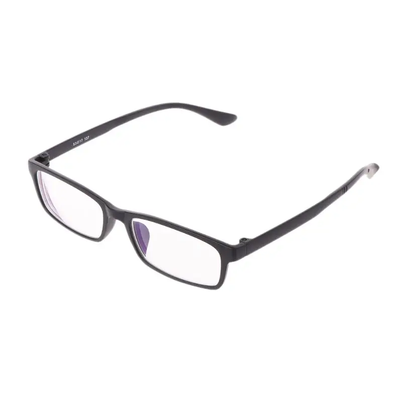 Классическая полная оправа TR90 студенческие очки для близорукости модные очки-1,0-4,25 - Цвет оправы: Черный