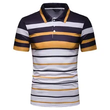 DropshippingSummer Men's Short Sleeve t Shirt Men's Contrast Stripe Slim Lapel Casual T-Shirt DropshippingSummer Men's Short Sleeve t Shirt Men's Contrast Stripe Slim Lapel Casual T-Shirt