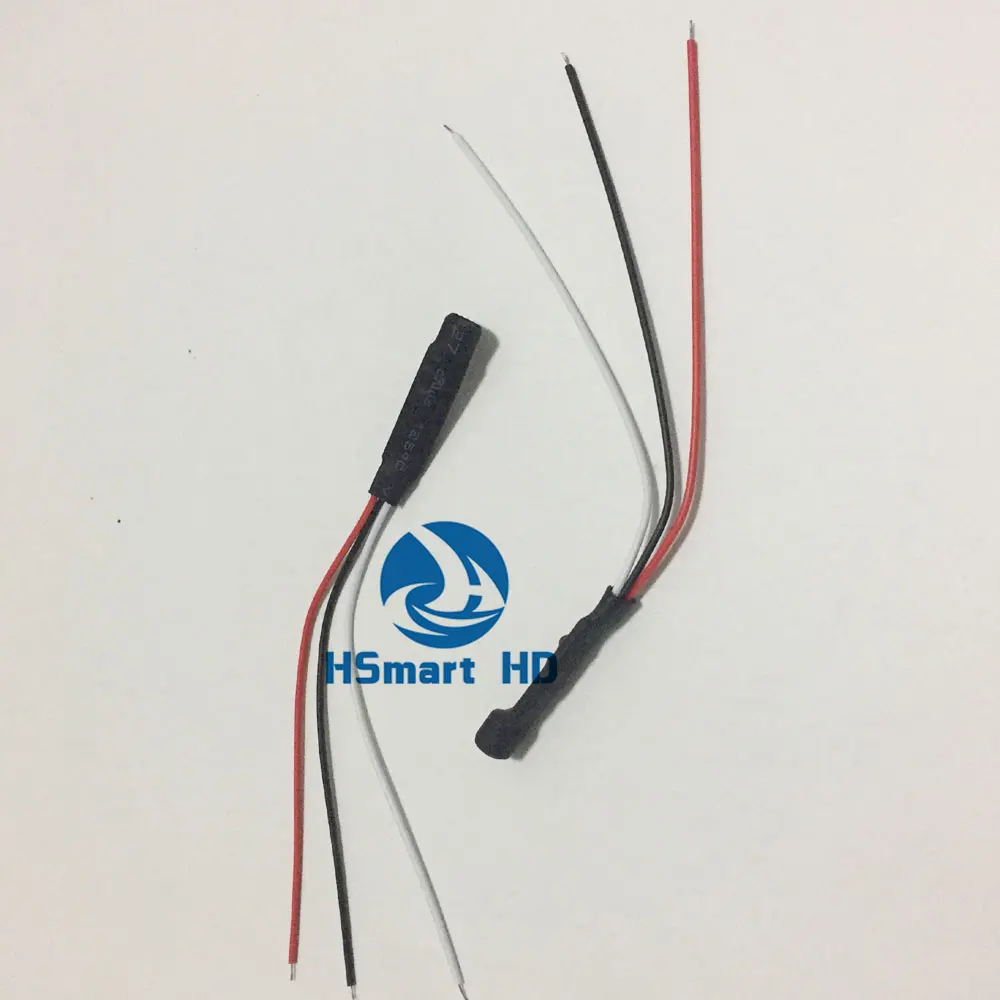  MIni CCTV Microfono Ad Alta Sensibilità Security Camera Audio Mic Cavo di Alimentazione DC Wide Ran
