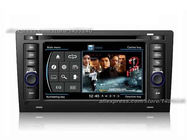 Для Audi A8/S8 1994 ~ 2003 автомобильная фотомагнитола Стерео ТВ BT iPod 3G WIFI навигационная
