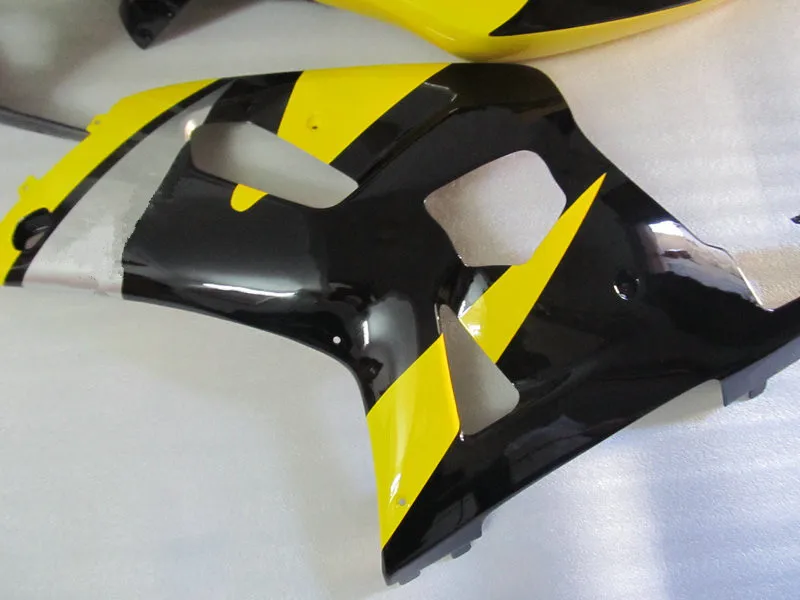 Комплект обтекателей для мотоцикла GSXR600 750 K1 01 02 03 GSXR 600 GSXR750 2001 2002 2003 желтые