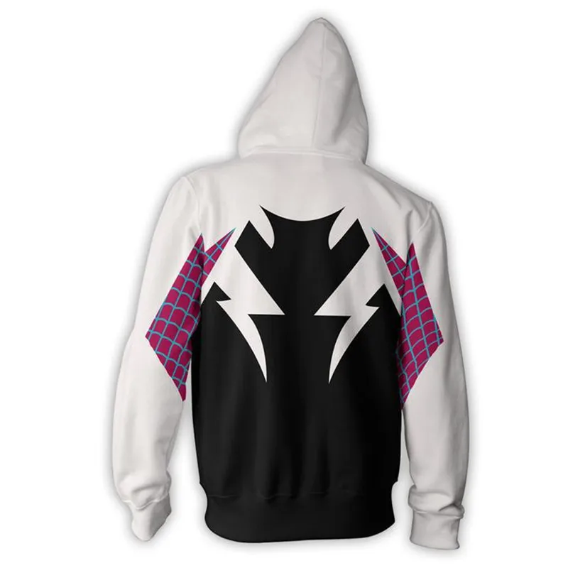 Fans Wear Sweatshirt Superhero Spider 3D Prined Hooded Sweatshirts Cosplay Spiderwomen Hoodie Fans Wear Sweatshirt Superhero Spider 3D Prined Hooded Sweatshirts Cosplay Spiderwomen Hoodie