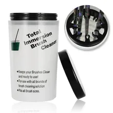 Дизайн ногтей ручка Щетка Очиститель держатель для снятия макияжа кисти очистка чашки контейнер TY99