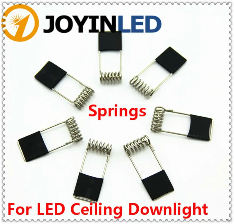 Free shipping 100pcs fixed spring clip for LED ceiling lamp spotlight