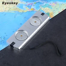 Eyeskey Professional Aluminum Sighting Compass/ Clinometer Slope/Height Measurement Compass round aluminum compass silver