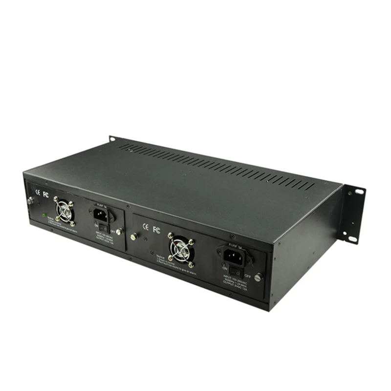Media Converter Rack 2U 19″14 Slots Rack Mount