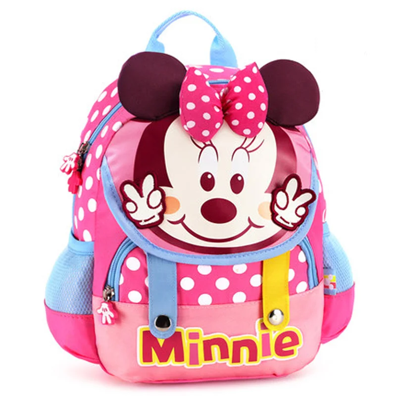 Disney Микки Мышь, рюкзак для мальчиков и девочек детский сад Сумка Микки Детские 1-5 ребенка дошкольного возраста детские рюкзаки с персонажами мультфильмов подарок на день рождения - Цвет: E
