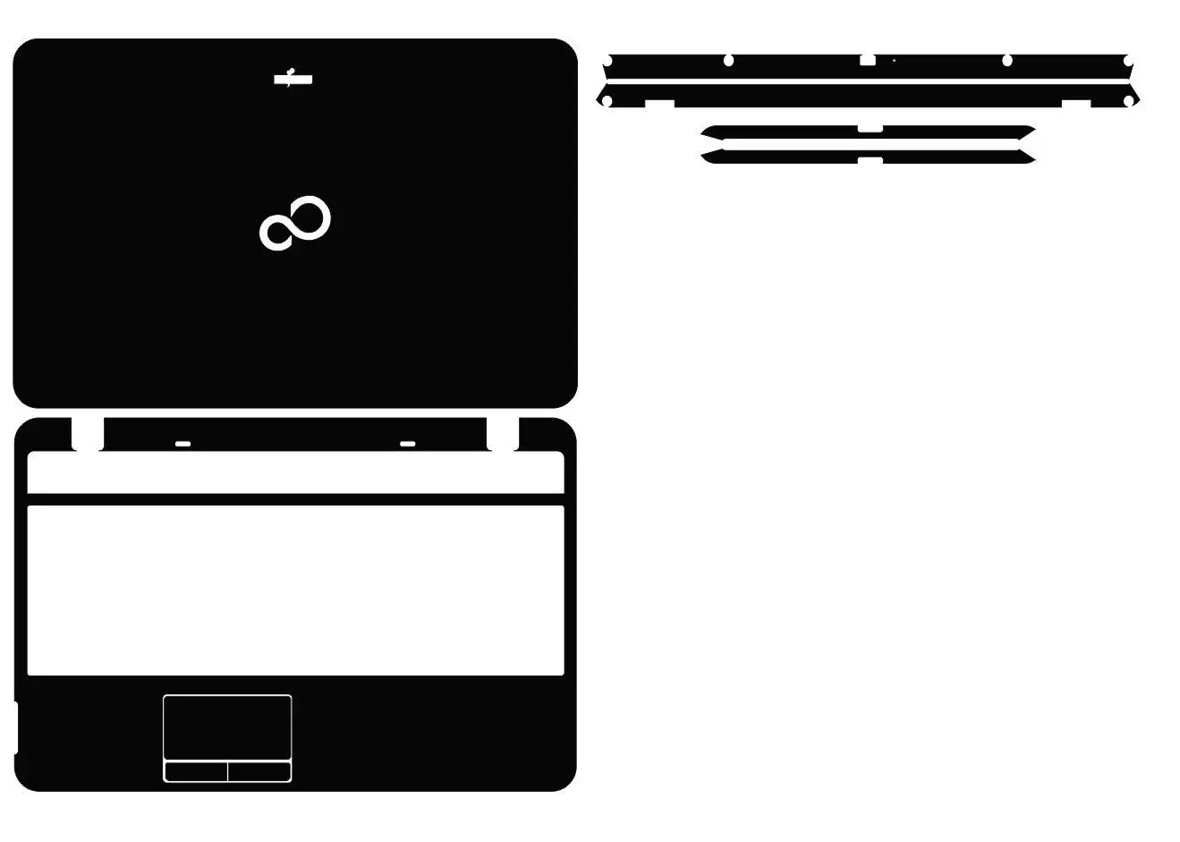 Ноутбука углеродного волокна виниловые наклейки на кожу Крышка для Fujitsu Lifebook A531 AH531 15,6 дюйма