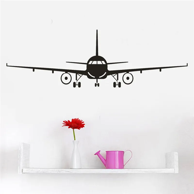 Самолет Арт плакат наклейки на стену, Воздушный самолет интерьер декоративные наклейки на стену самолет стены искусства наклейки
