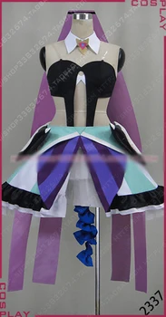 

Macross Delta Mikumo Guynemer Cosplay Costume Halloween Uniform Outfit Top+Skirt+Headdress+Socks Custom-made