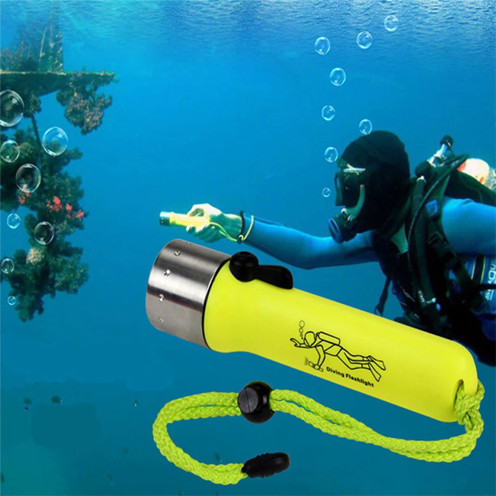 Diving flashlight super bright LED diving light 2000LM Q5 waterproof