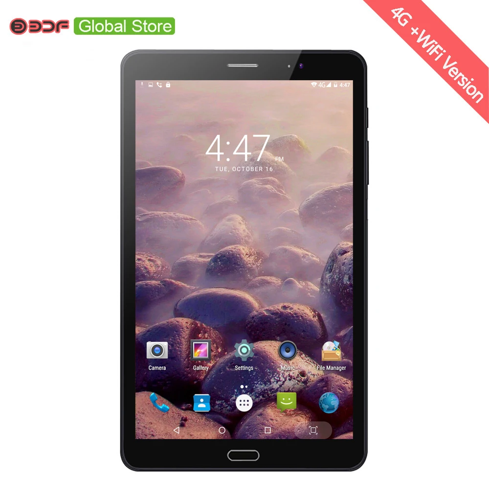 Billig 8 Inch 4G LTE Handy Anrufen und Online Internet Tabletten Pc 4GB + 64GB Android 7.0 OS 5MP + 2MP Duall Micro Sim Karte 5000mAh
