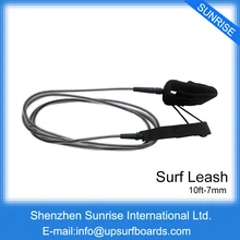 Foot Leash10ft-7mm Surboard Leashs 5ft-12ft SUP Surfboard Straight Leash