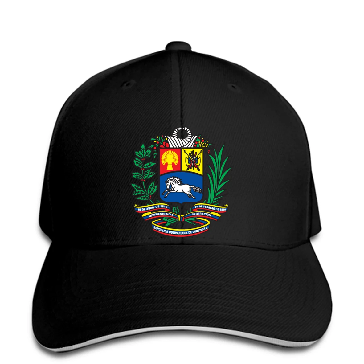 Бейсбольная кепка пальто с логотипом Arms Of Venezuela логотип солнцезащитный козырек