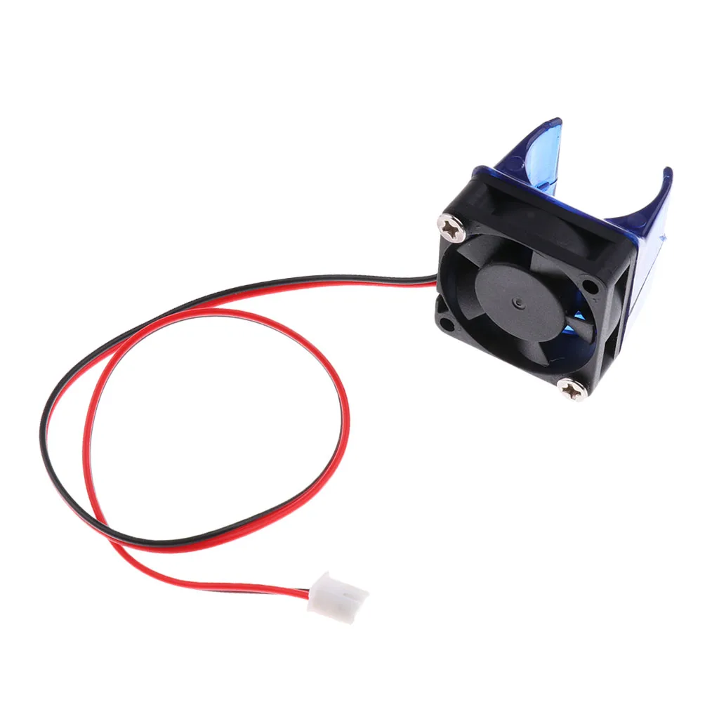 Dovewill 24V Blue Injection Molding V6 Radiator Fan with Fan Cover for 3D Printer DIY