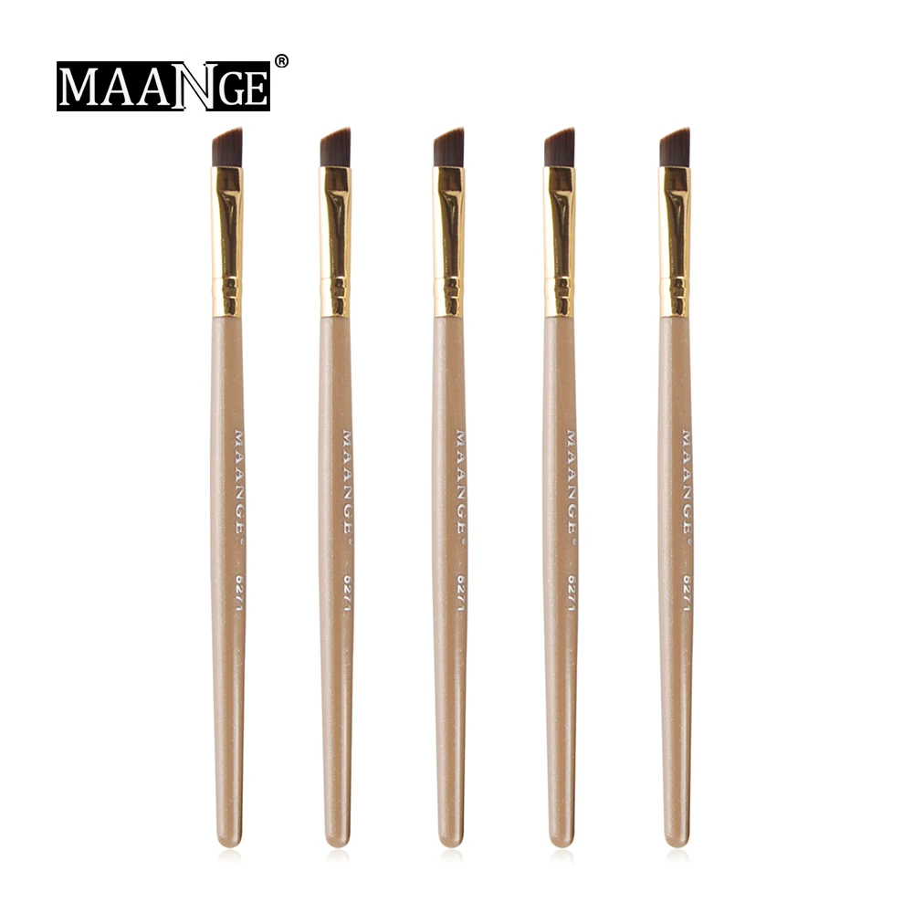 

MAANGE Good Quality 1/2/5Pcs Pro Eyebrow Makeup Brushes Set Angled Eyeliner Eyes Brow Powder Cosmetic Beauty Make Up Tool Kits