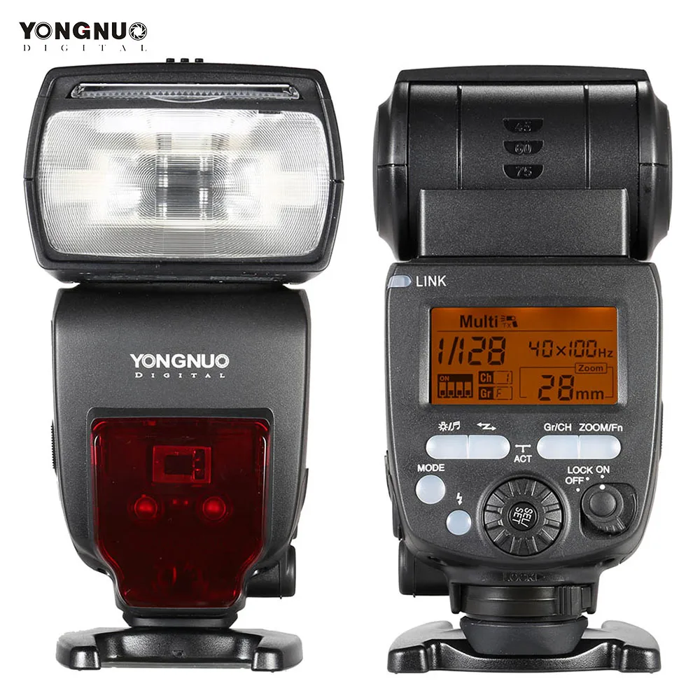 YongNuo YN660 GN66 Flash 2,4G беспроводной приемопередатчик Master Slave Speedlite Flash для Nikon Canon Pentax DSLR камеры