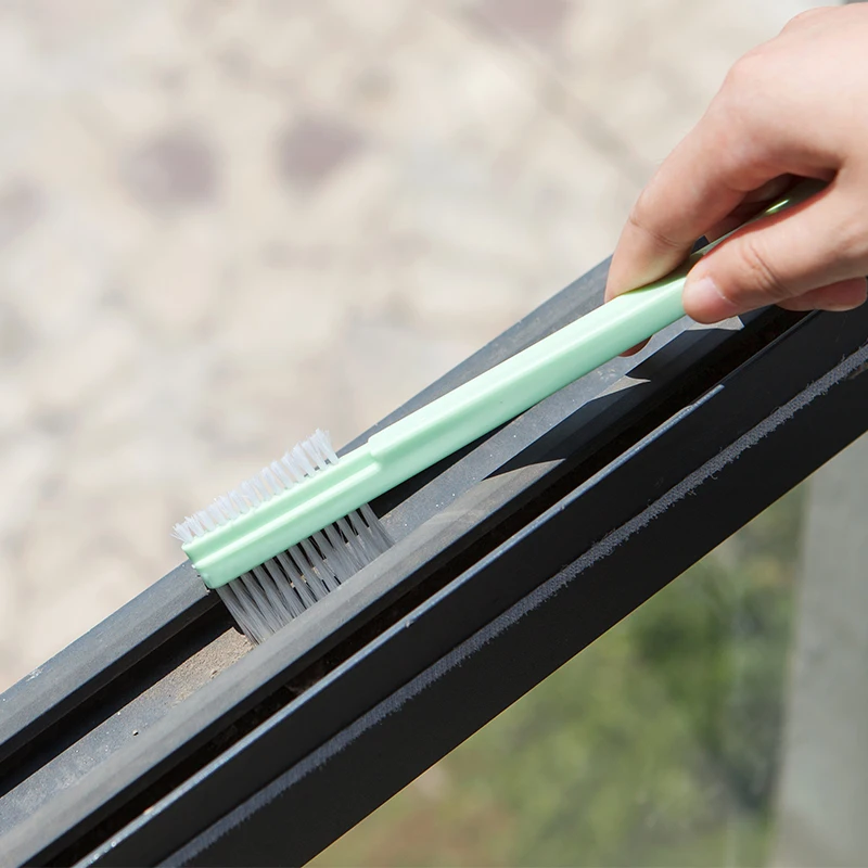 

1PCS Creative Double-headed Multi-purpose Brush Kitchen Tubs Washstands Cracks Corner Cleaner Brush Crevice Brush