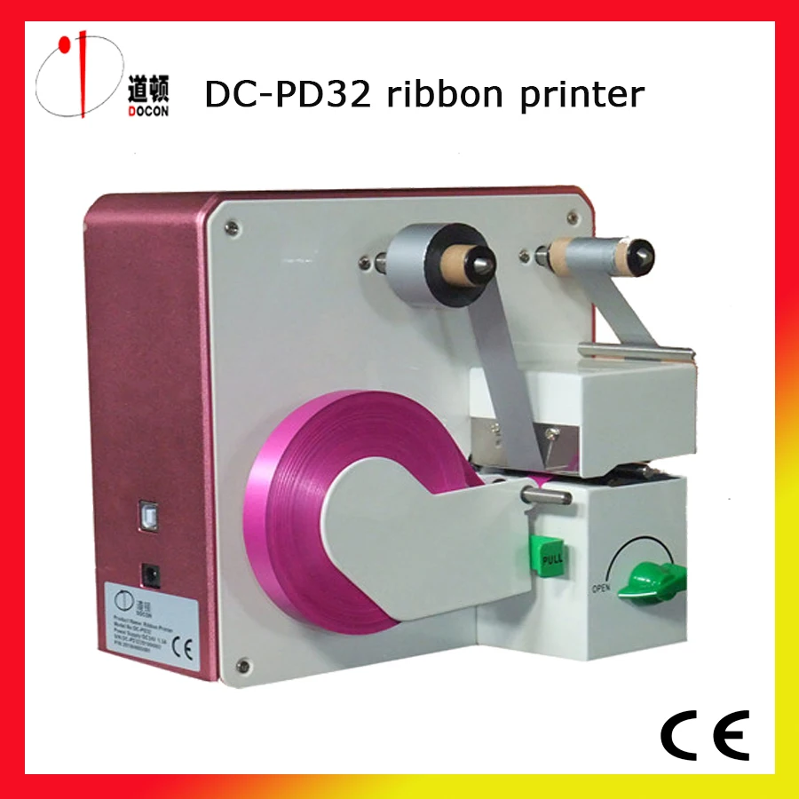 Satin Ribbon printer ,Desktop Digital Roll To Roll Hot Stamping Machine, Ribbon Printer,foil