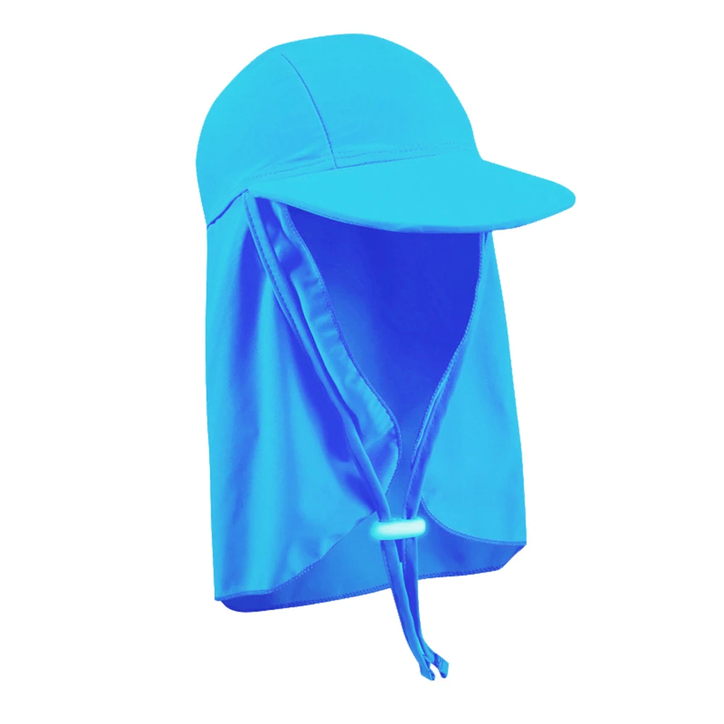 Childrens Sun Legionnaire Hat Cap Kids Baby UPF 50+ Neck Flap Protection Swimming Neck Protector for WaterSports Camping Hiking