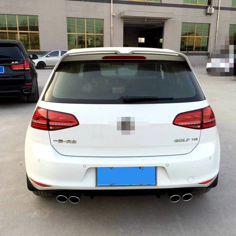 For Volkswagen GOLF 7 MK7- Rear Roof Spoiler High Quality ABS Material Primer Color Car Tail Wing Decoration