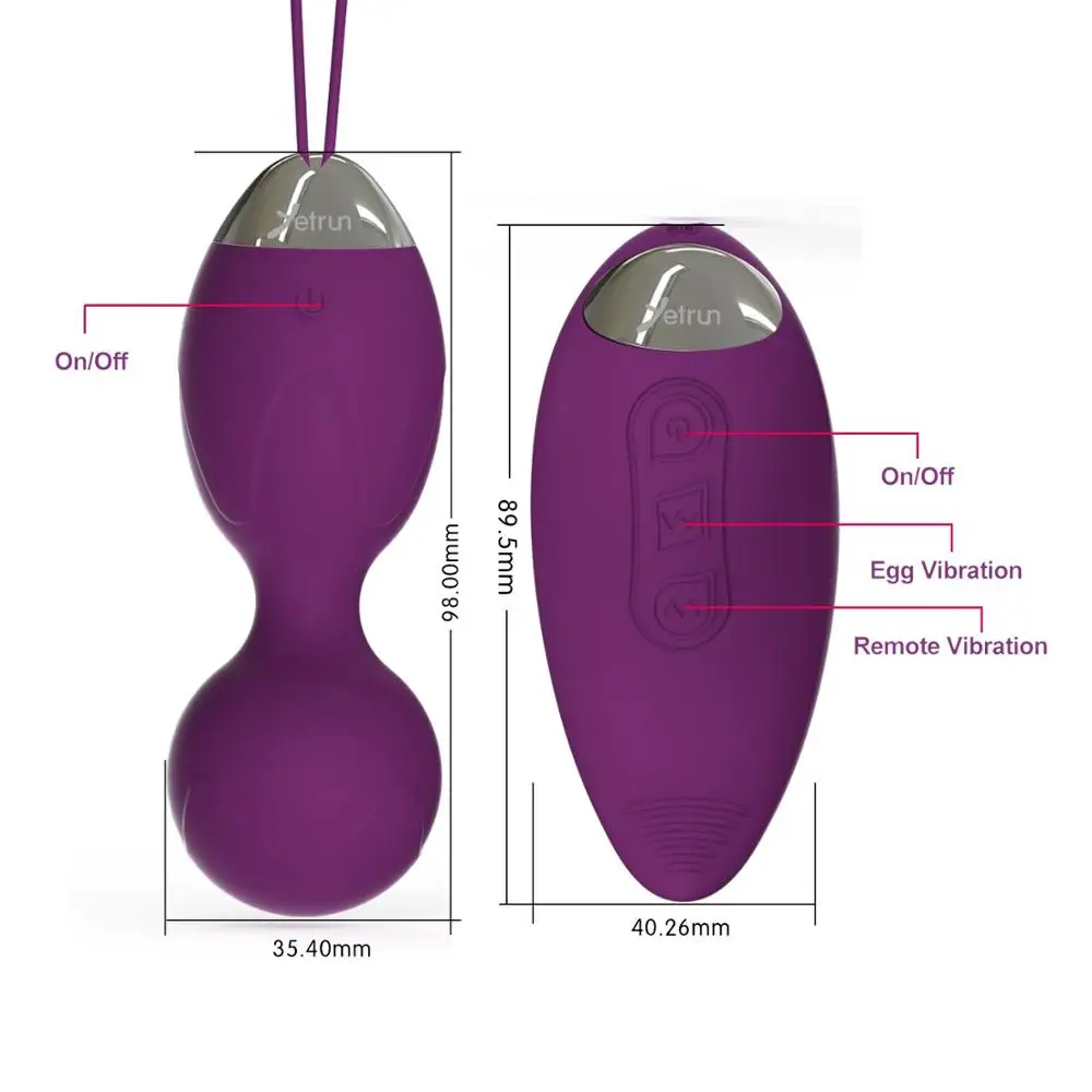 Kegel Simulator Vibrating Egg Remote Control Sex Toy Smart Ball For Women Clitoris Love Egg Kegel Balls Exercises Beads Vaginal