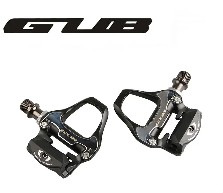 

Free shipping GUB 296g magnesium alloy Road Bicycle clipless Pedals with 2 pairs look keo Compatible cleats self locking pedal