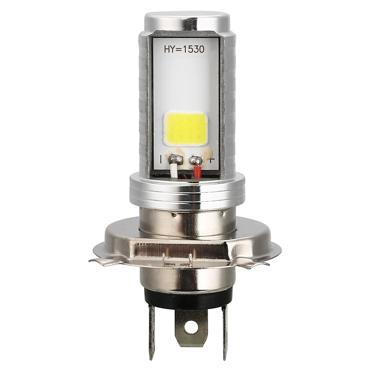 1Pc H4 White SMD LED Motorcycle Headlight Bulbs 1200LM 6500K Moto Scooter Lamp Hi/Lo 12W/8W