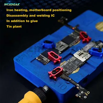 

Wozniak Multi-function Intelligent soldering Iron Preheat platform for iphone 6s 7 Mainboard clamp a8 a9 a10 Disassemble IC Chip