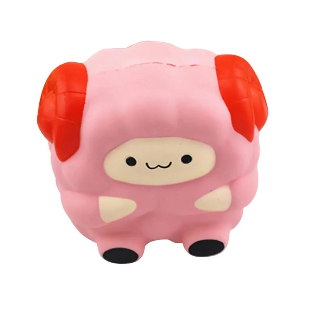 Jumbo 12CM Kids Soft Cute Sheep Squishy Toys Best Selling Squeeze Cream Scented Mobile Phone ...